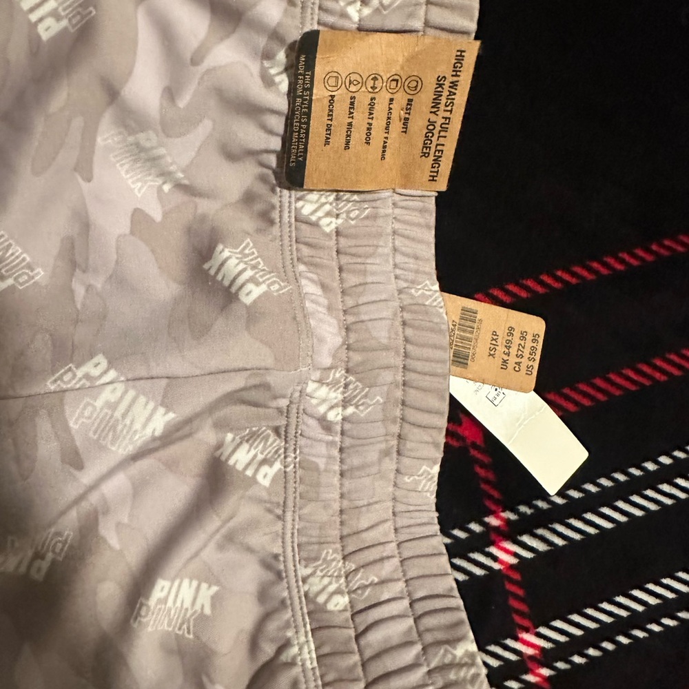PINK Victoria's Secret Kids Gray Camo Joggers